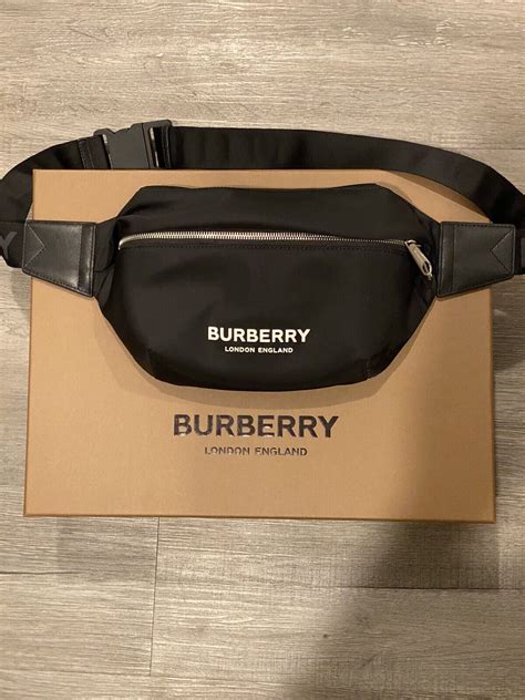 burberry fanny pack white|burberry fanny pack women.